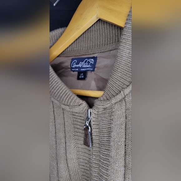 Vintage Arnold Palmer zipup cardigan - Picture 3 of 3